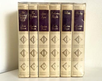 Hermanas Brontë - Colección completa de seis (6) volúmenes de la década de 1950