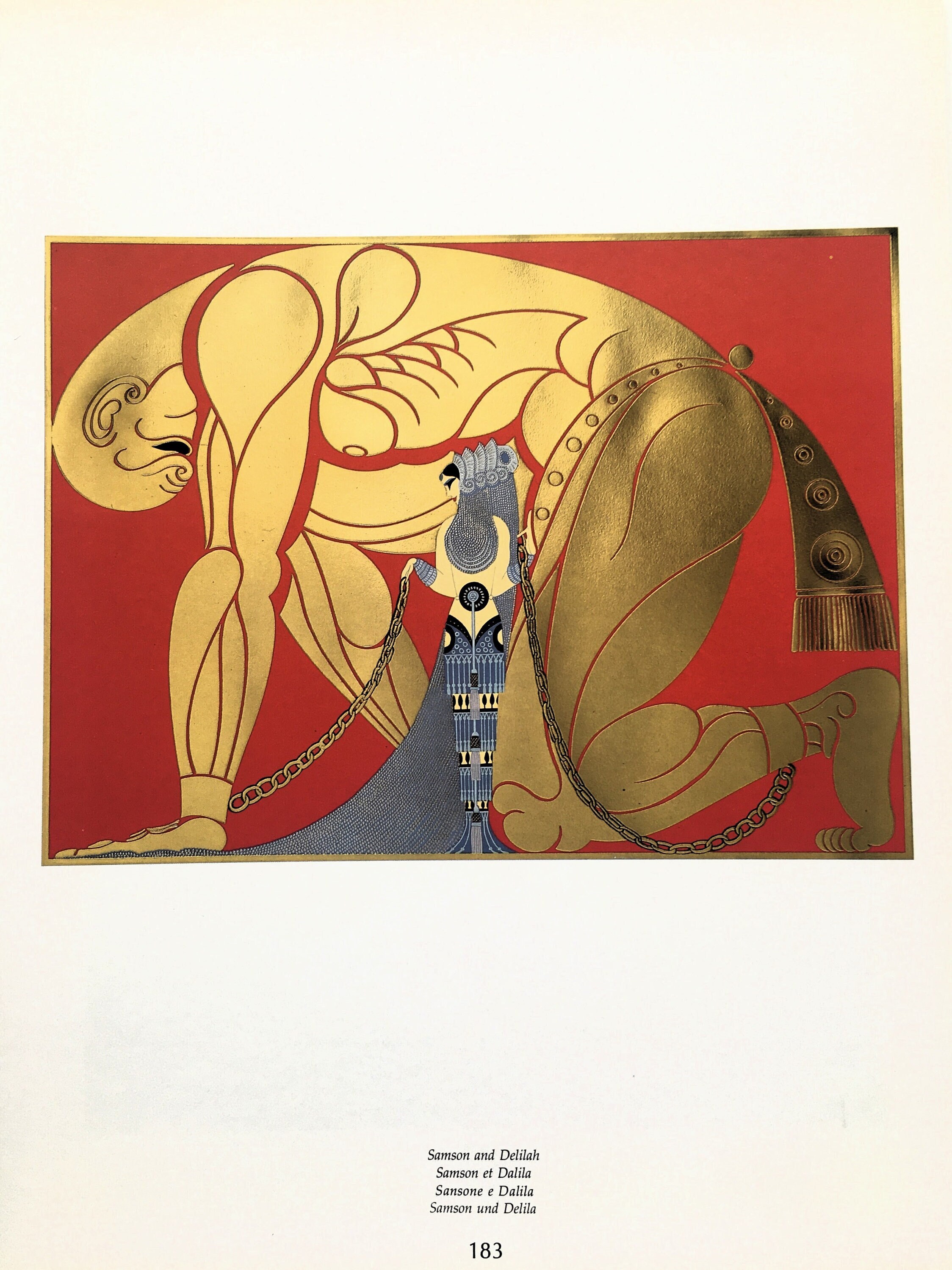 Erte art deco nude España