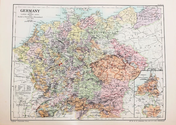 Deutschland Karte Mittelalter