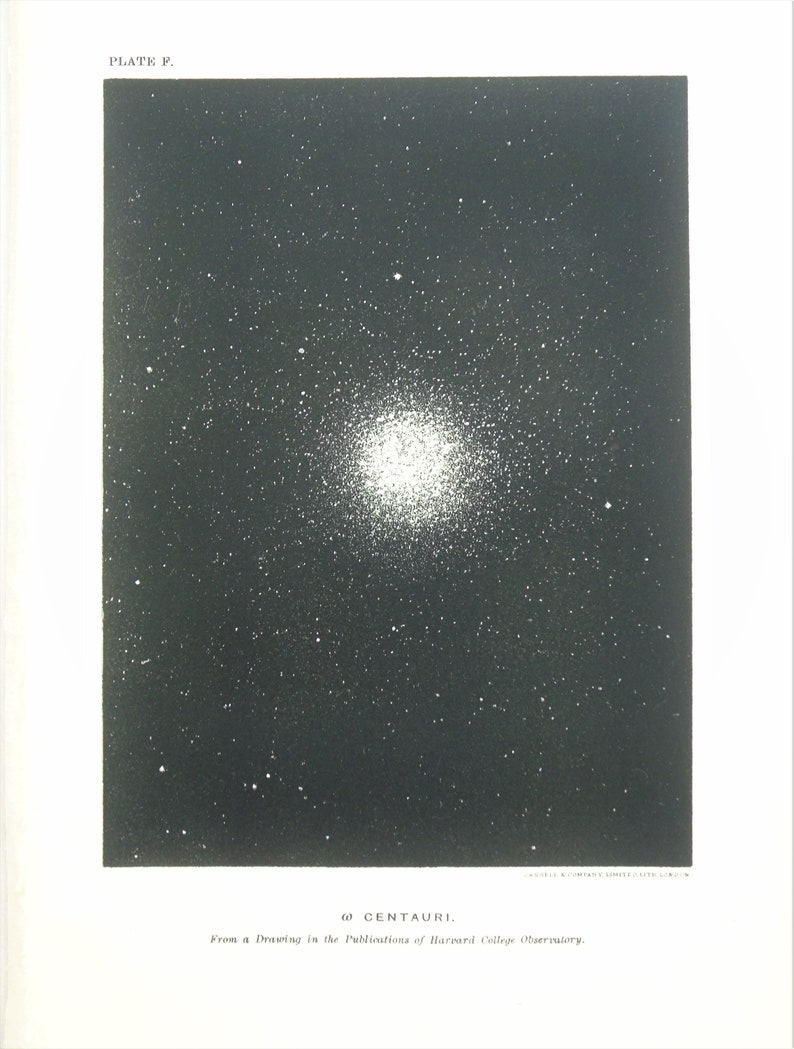 Omega Centauri Star Chart