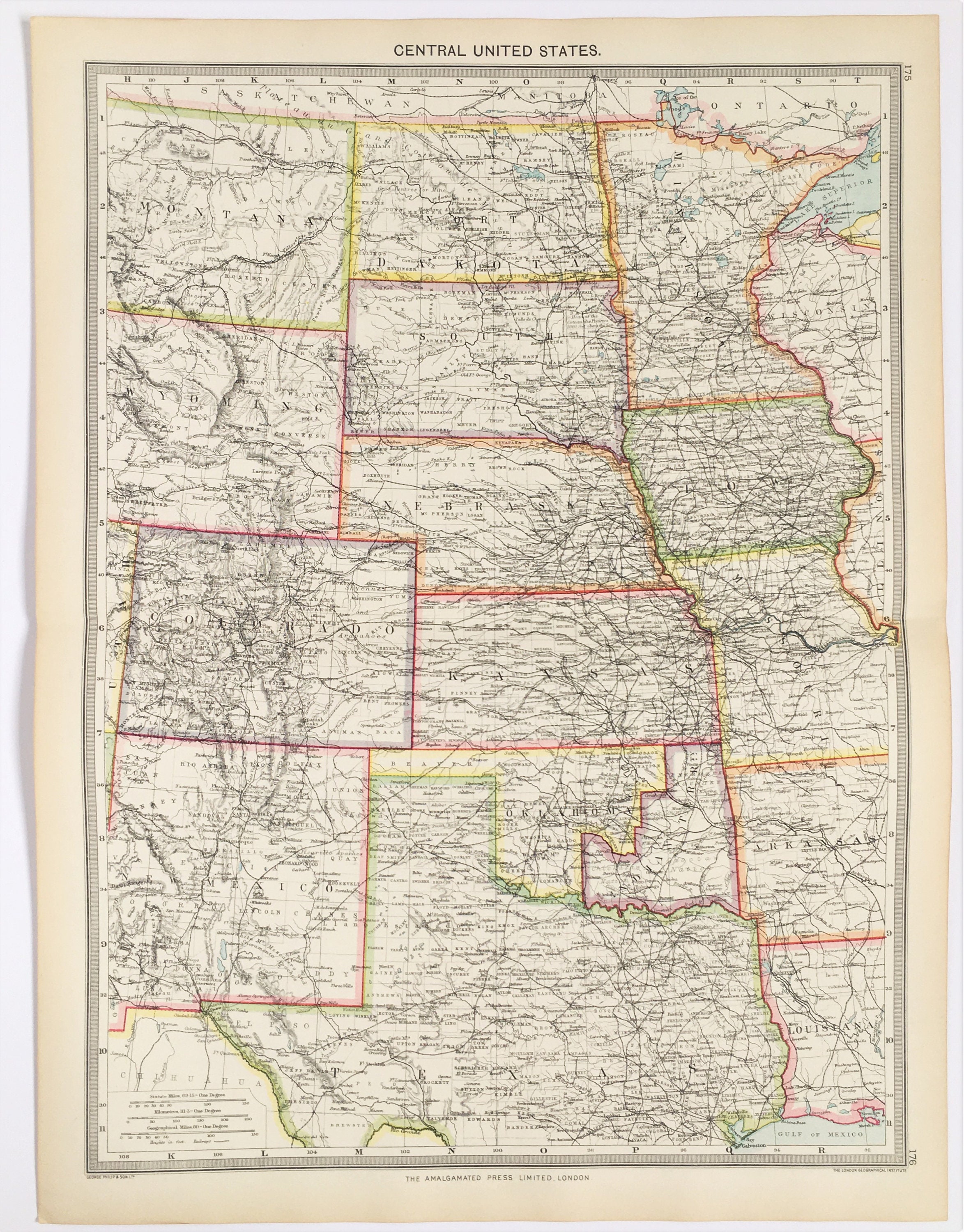 Antique Map of Central United States - Il Fullxfull.3018302277 Kpr3 