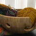 Beautiful 8 inch  bamboo yarn bowl, FREE SHIPPING DAILY!