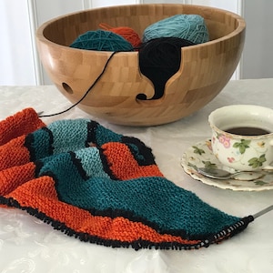 Large bamboo yarn bowls, 11" sizes.   I also have a smaller bowl in 8” size.
