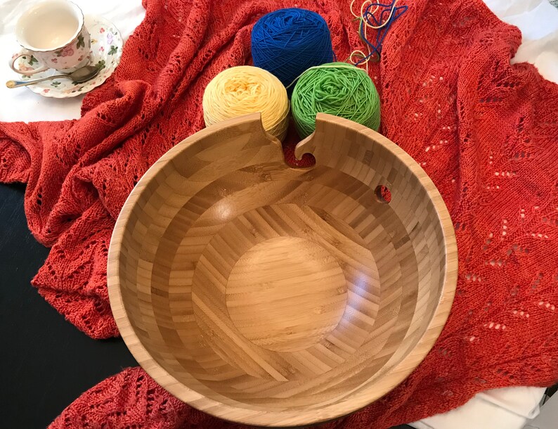 Large Bamboo Yarn Bowls 11 Sizes. I Also Have a Smaller Etsy