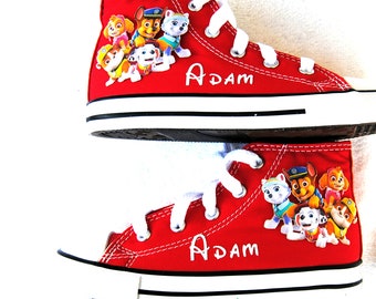 paw patrol chuck taylors