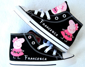 shoes with pigs on them