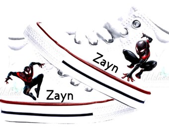 Miles Morales Shoes | Etsy