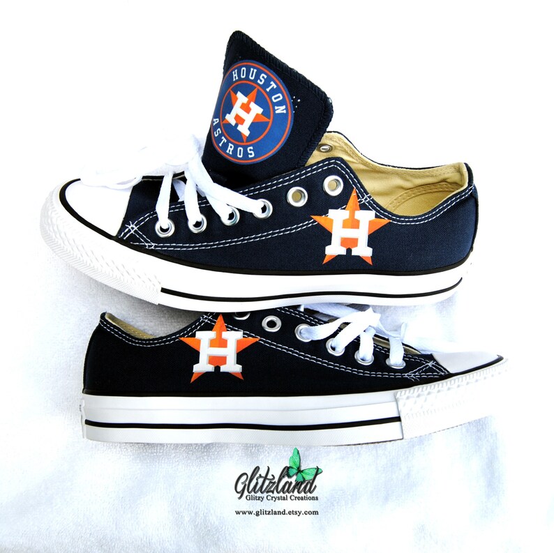 orange astros converse