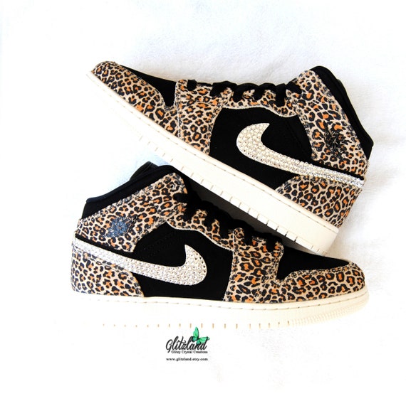 cheetah print jordan 1