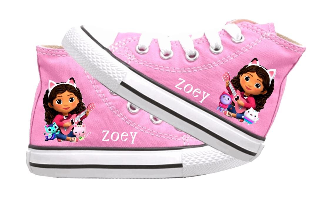 Schoenen Meisjesschoenen Sneakers & Sportschoenen Gabby Dollhouse HighTop " Inspired Converse >>>>>Lees de beschrijving van het item voordat u bestelt!<<<<<<<<<<<<<<<<<<<<< 