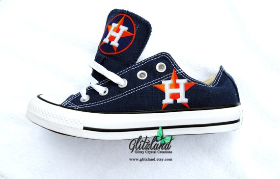 orange astros converse