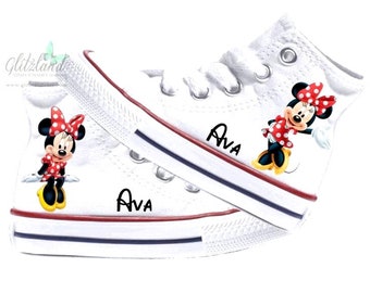 minnie mouse vans womens size 9