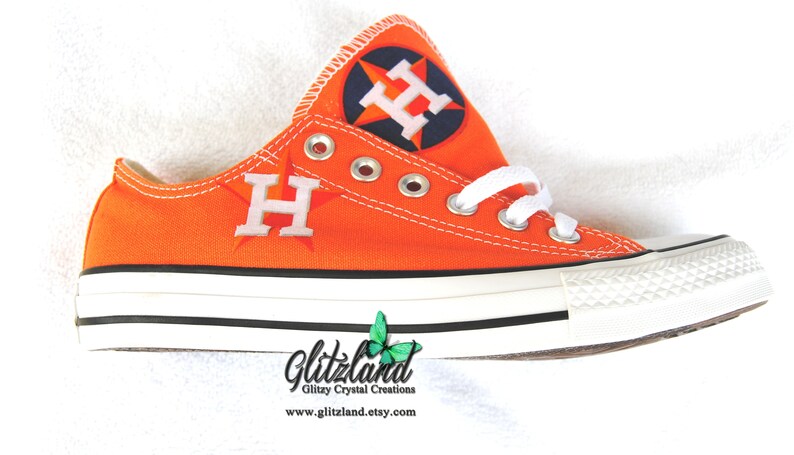 orange astros converse