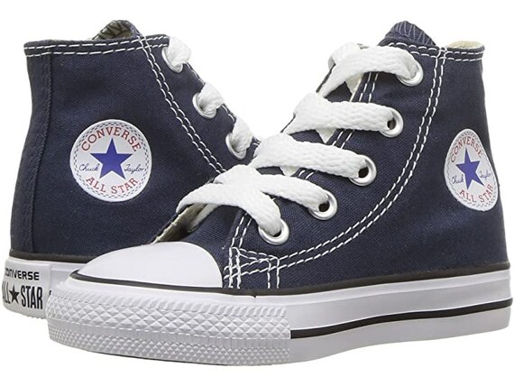 navy converse infant size 7