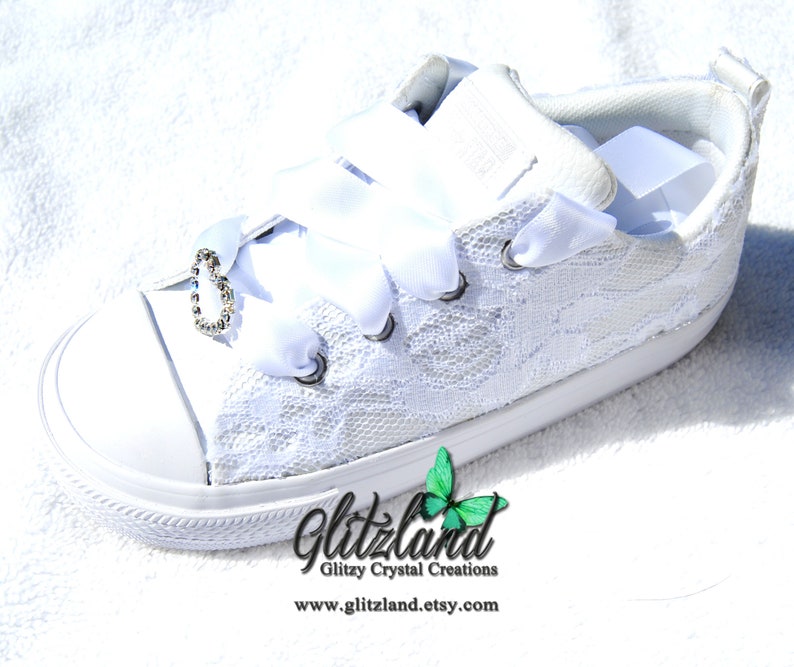 infant white leather converse