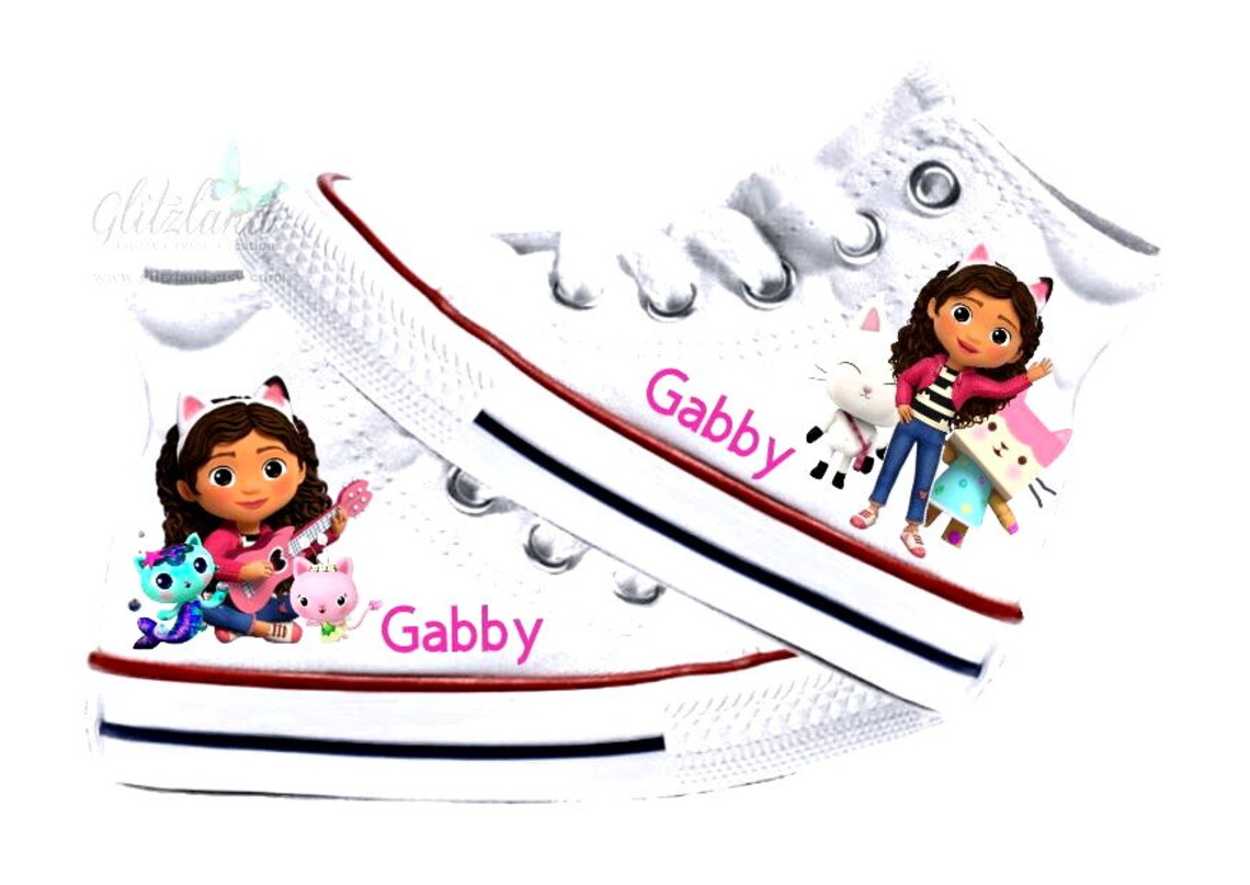 Gabby's Dollhouse High Top shoes Infant Toddler Kids Etsy