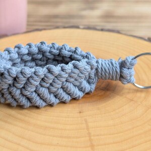 Macrame keychain loop image 20