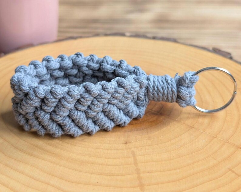 Macrame keychain loop image 20