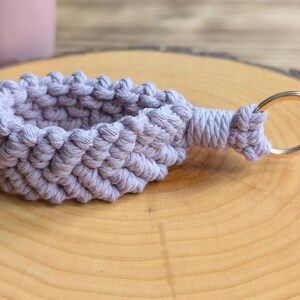 Macrame keychain loop image 19
