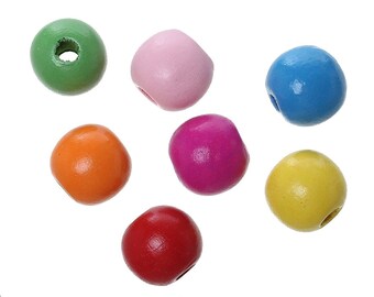 bastelperlen-Ø 8 mm 100 pcs. Sadingo Acrylique Perles Mat Plastique Perles
