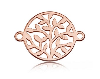 Sterling Silver 925, Tree of Life connector