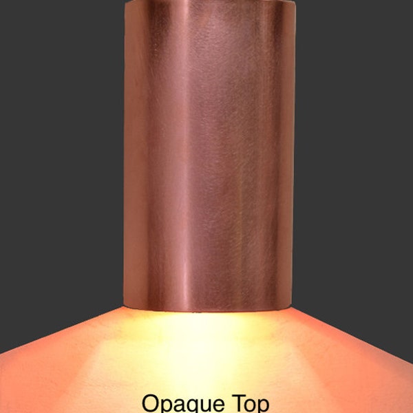 Brass, Copper or Stainless Steel 1/2 Cylinder Wall Light - Interior or Exterior Wall Sconce 5" wide x 7" tall x 3.5" deep