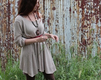 Autumn Equinox Tunic / organic cotton and hemp