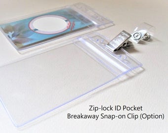 ID Cover∫ Badge Houder ∫ Card Protector Pocket ∫ Badge Clear Holder ∫ Soft Plastic ID Badge Card Holder ∫ Access Card Holder ∫ Badge Holder