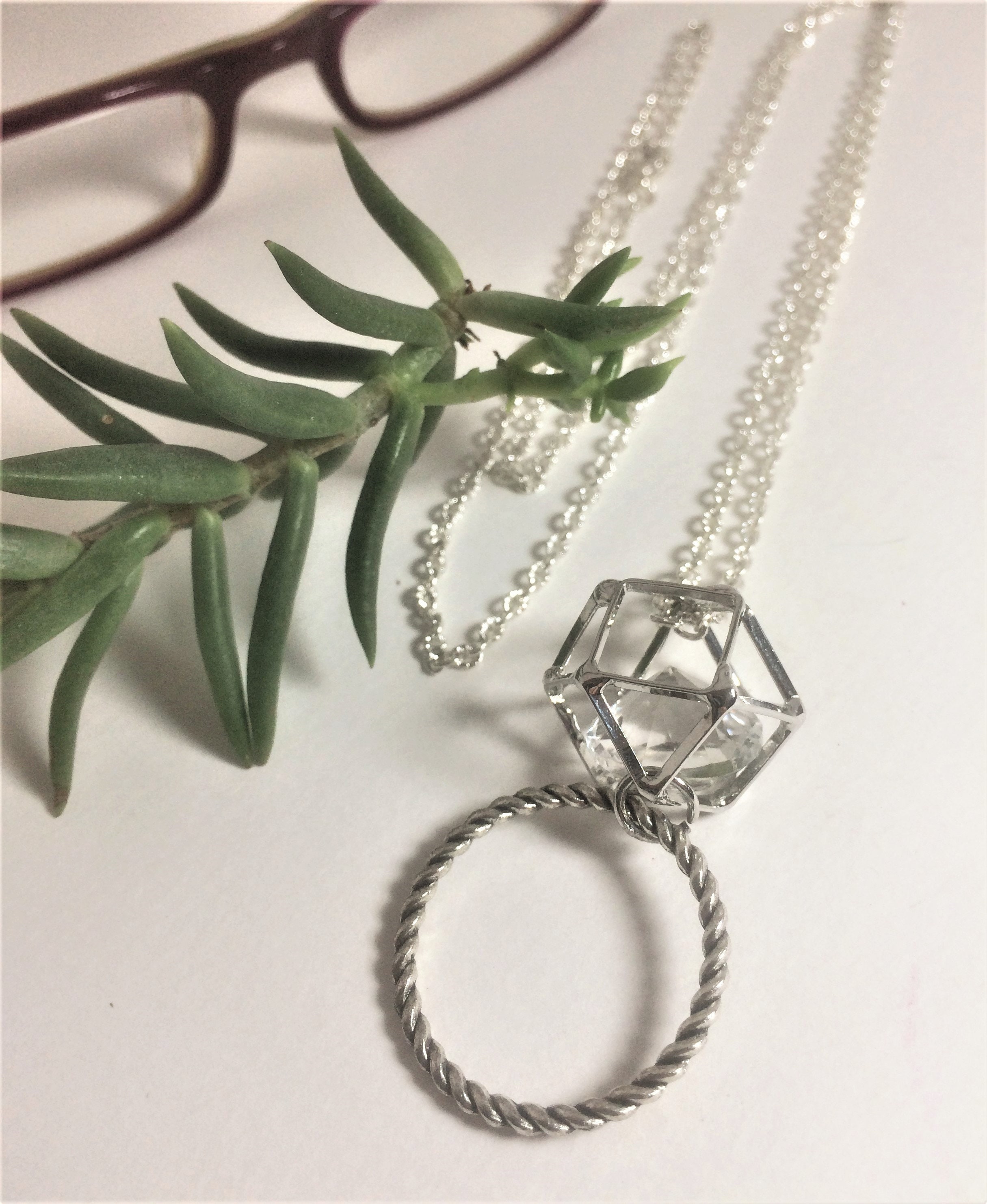 Silver Eyeglass Lanyard Ring Woman Glasses Lanyard Etsy