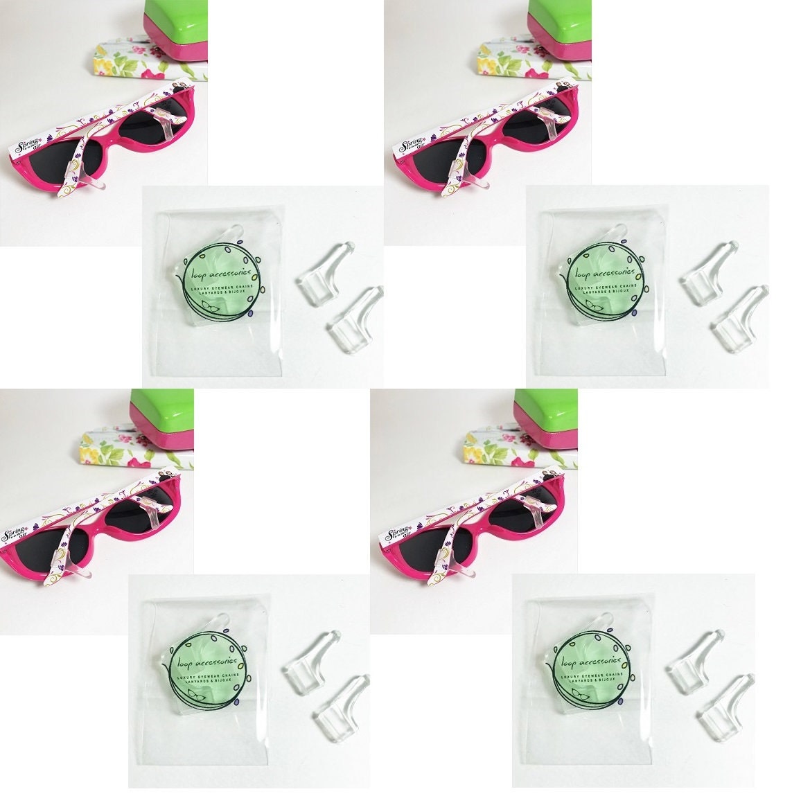 Children Eyeglass Arm Grips Eyewear Ear Grip 1 Pair Soft Silicone Anti