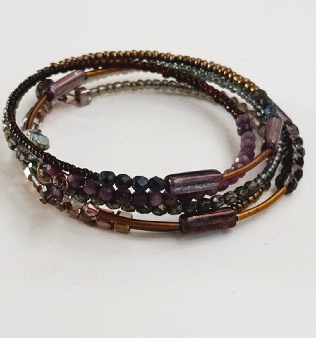 Multi Colored Hook Wrap Bracelet