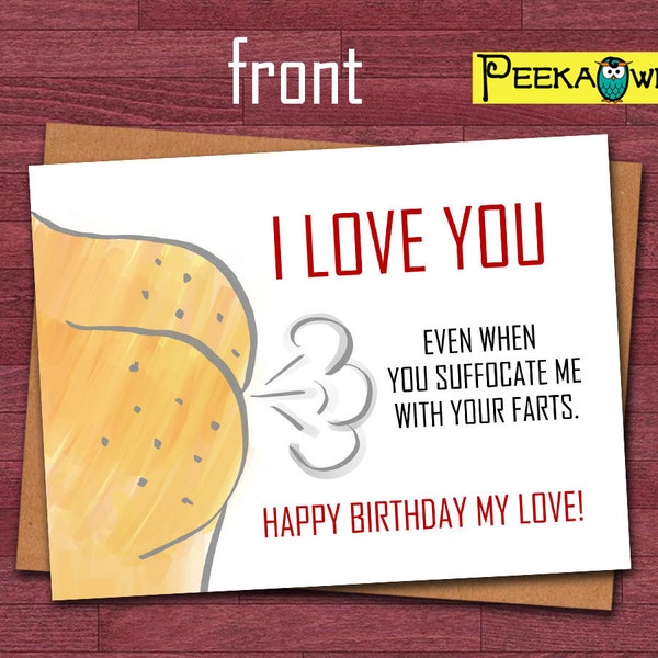 Funny Birthday Card Boyfriend - Etsy