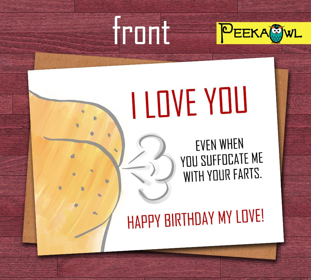 Instant Download Funny Birthday Card Boyfriend Husband - Etsy Norway