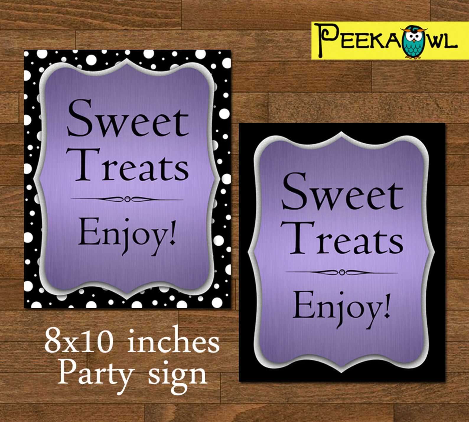 Sweets Inside Sign Instant Download Desserts Signs Digital Purple Sweet Treats - Etsy