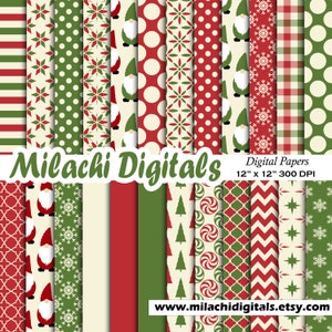 Gnomi di Natale carta digitale, sfondo gnomo, carta da demolizione vacanza, carta da parati fiocco di neve, sfondo di Natale albero di Natale M803