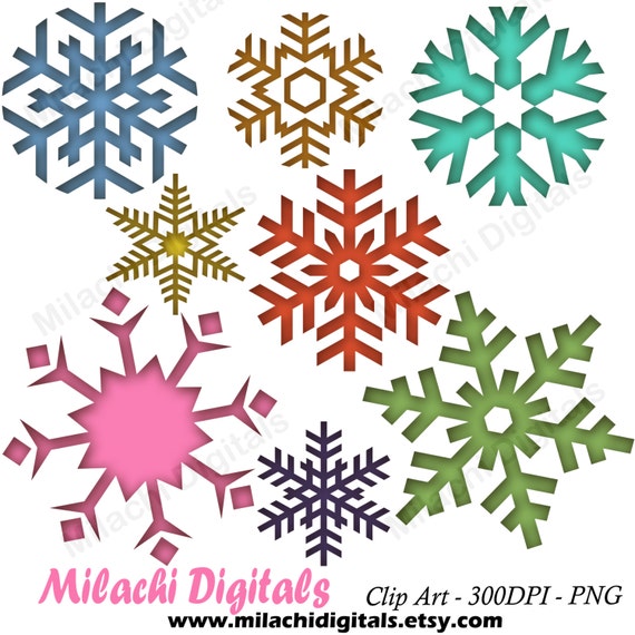 Snowflakes Winter Clipart