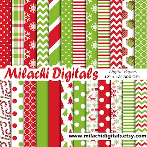 Weihnachtspapier, Urlaub Scrapbook Papiere, Schneeflocke Tapete, Polka-Dot-Hintergrund - M410