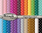 Stars Digital Paper Pack, Scrapbook Papers, Commercial Use - Instant Download - M109