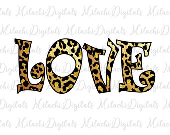 Valentine's Day Love PNG Sublimation Download DTG Printing Clipart Sublimation Design Leopard Print Valentine's Sublimation PNG - M131