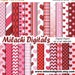 Reviewed by Inactive reviewed 60% OFF SALE Valentine digital paper, valentine's day scrapbook papers, hearts wallpaper, heart background - M465