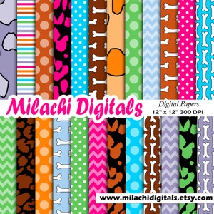 Das Digitalpapier von Flintstones, Kinderscrapbook-Papiere, Tapete, Hintergrund, Geburtstag, kommerzielle Nutzung-M645