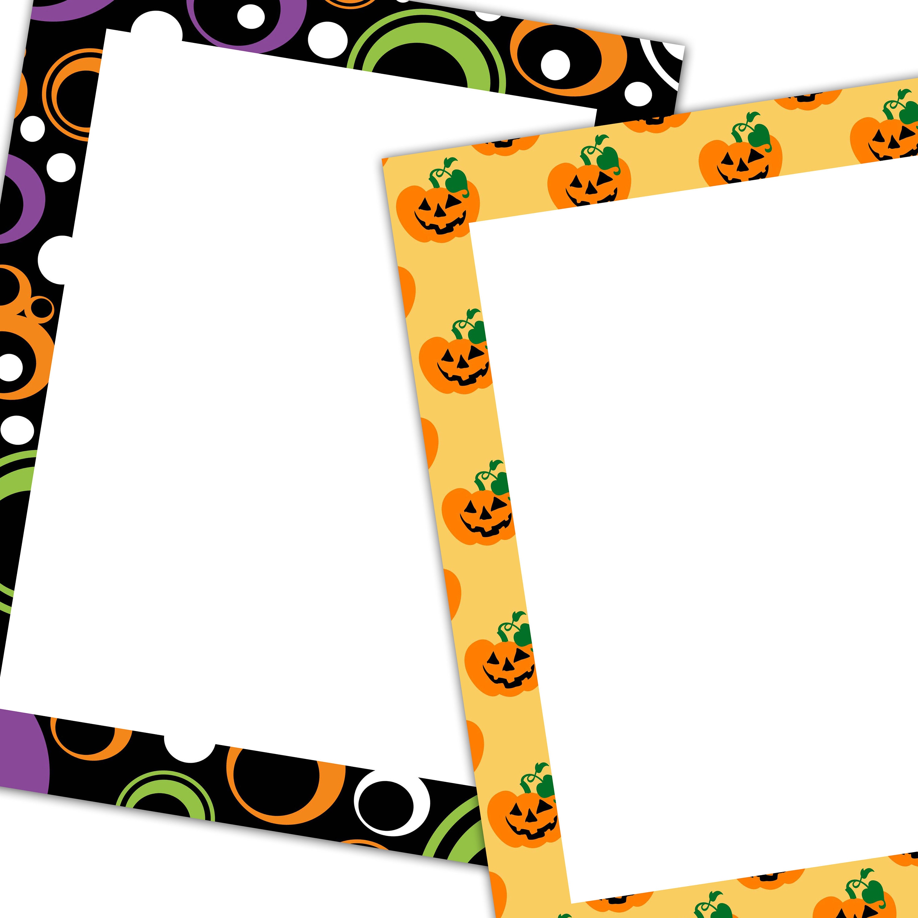 Printable Halloween Stationery Trick or Treat Letter Paper Halloween ...