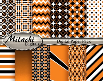 Halloween Digital Paper Pack - Commercial Use - Instant Download - M27