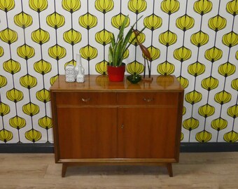 60er Jahre Schubladenschrank Kommode Wäscheschrank Be Te Möbel Nußbaum mini sideboard vintage retro mid century