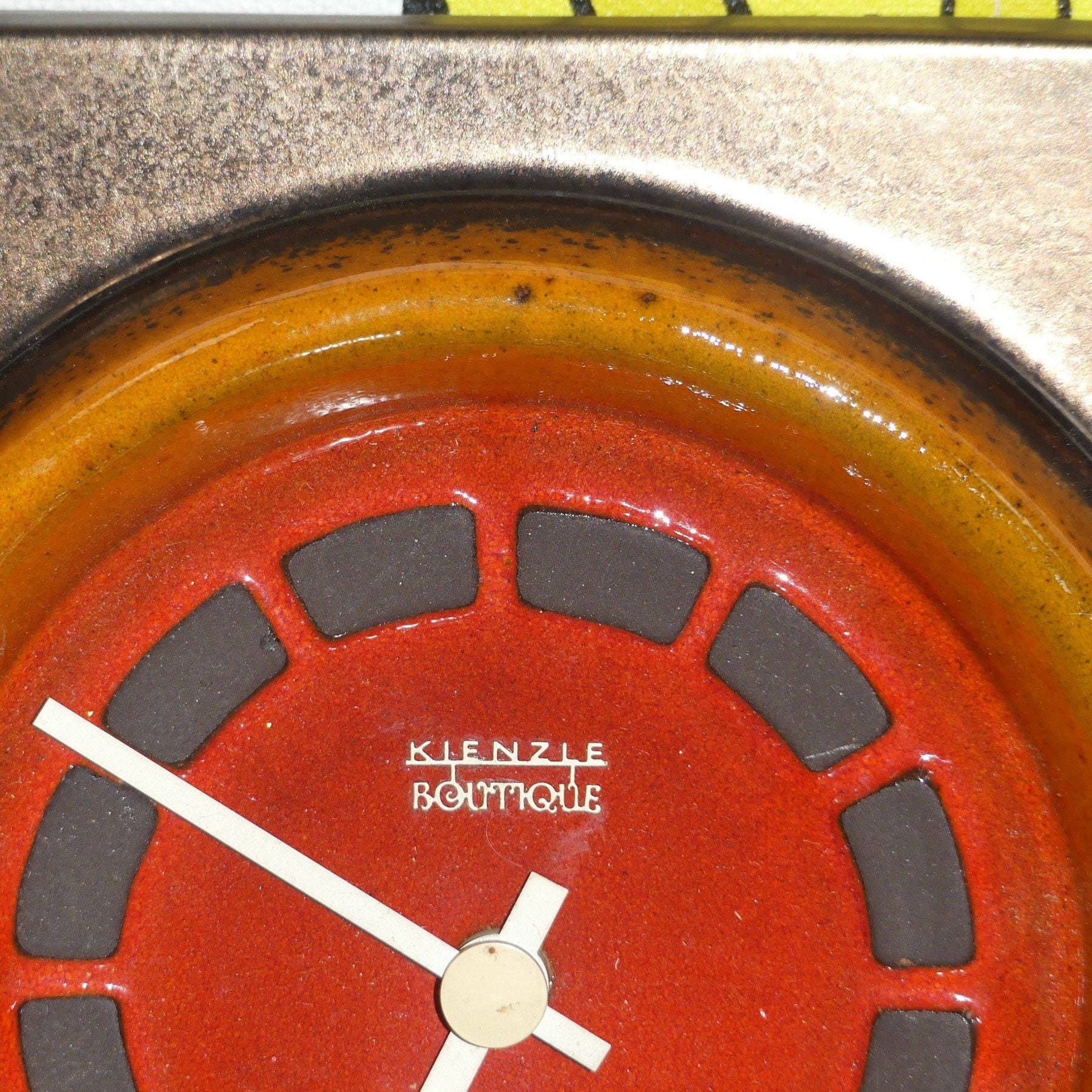 w*a様 【ジャンク】２台まとめて ドイツ製 キンツレ KIENZLEウェストミ KIENZLE 1970s Ceramic Wall Clock, Kienzle Boutique Clock, Fat Lava