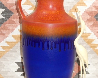scheurich 520-22 fat lava ファットラバ Scheurich 520/22 Fat Lava West German Mid Century Vase - Etsy