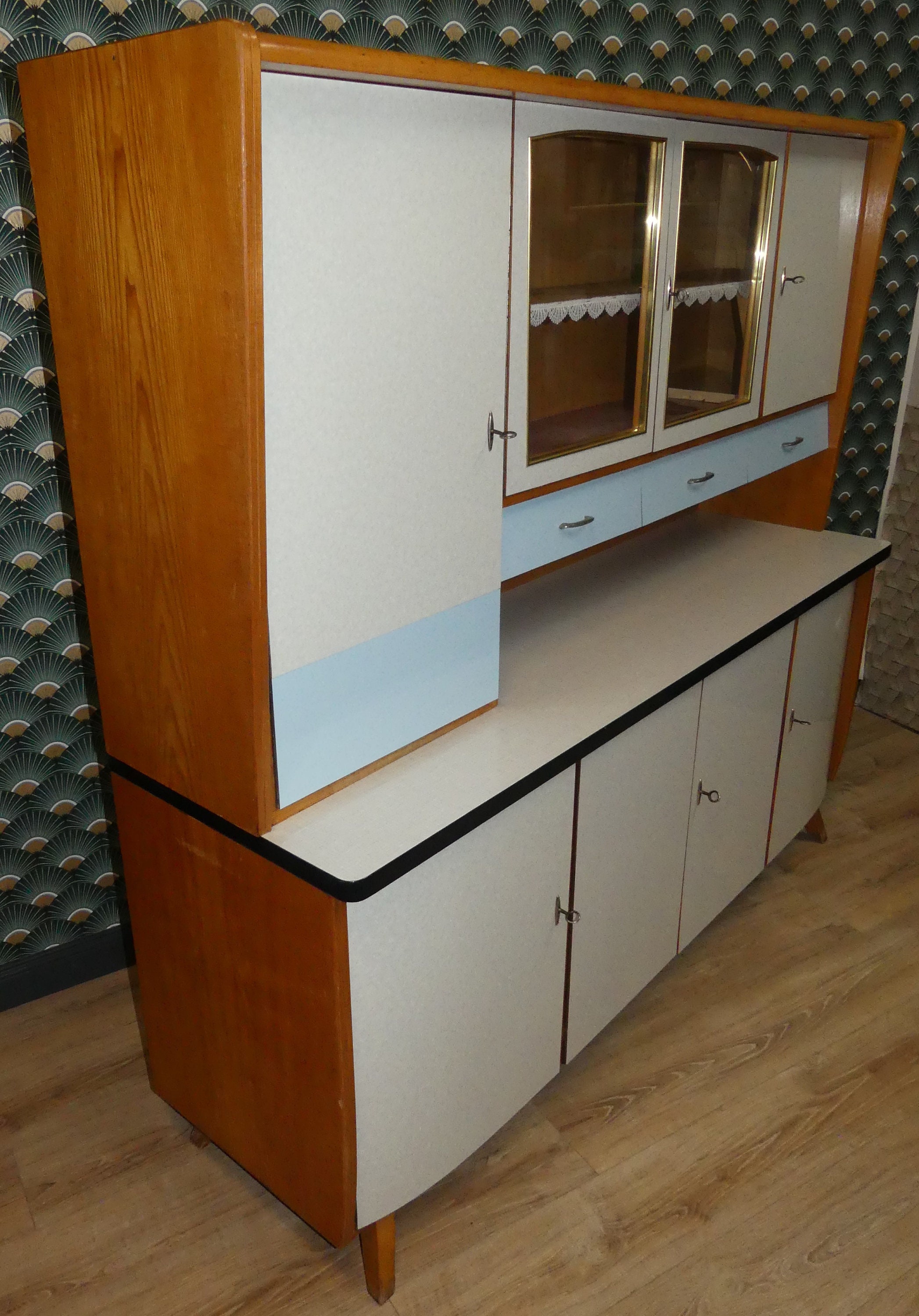 Musterring Wohnküche Pastell 50er Jahre Küchenschrank Resopal | Etsy