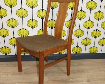 60er Jahre  TEAK stabiler Stuhl 60s Gangso Mobler Denmark sixties Esszimmerstuhl danish design chair dining