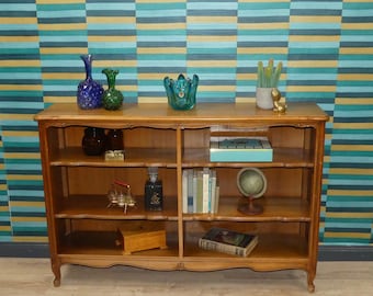 vintage XL Regal Chippendale Bücherregal Stilmöbel antik Nostalgie shabby chic 144cm Doppelregal Kommode Geschirrschrank Gründerzeit
