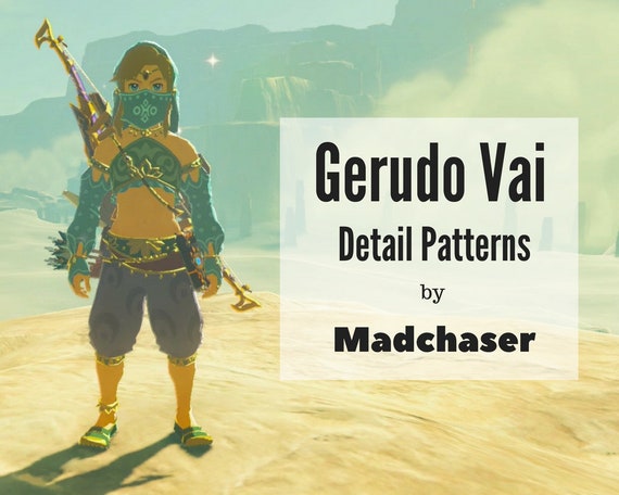 Gerudo Vai Link Detail Patterns Etsy